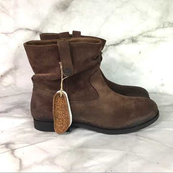 Birkenstock Shoes - For @connieah1234 brown suede distressed boots 39
